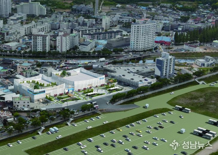 영덕전통시장 재건축 조감도.