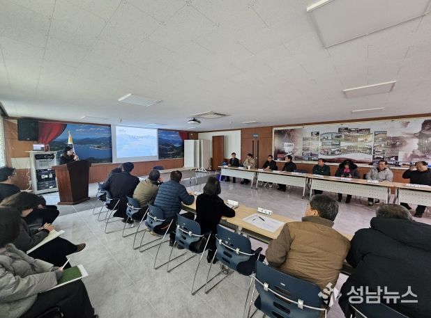 청풍교 정원화사업 주민설명회