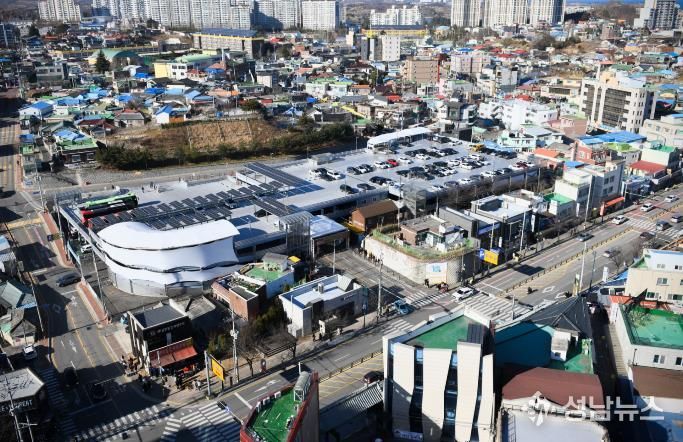 속초관광수산시장주차장 전경