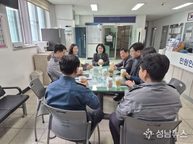 자치경찰위원회 치안 현장근무자 격려 방문