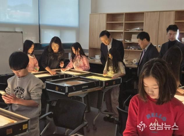 의정부교육지원청, 임태희 경기도교육감 의정부공유학교 겨울방학프로그램 참관