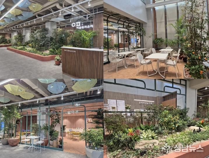 은평구 청사 로비 ‘어울림(林) 라운지’ 사진
