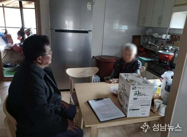 홍성군 홍동면, 96세 어르신 안부살펴