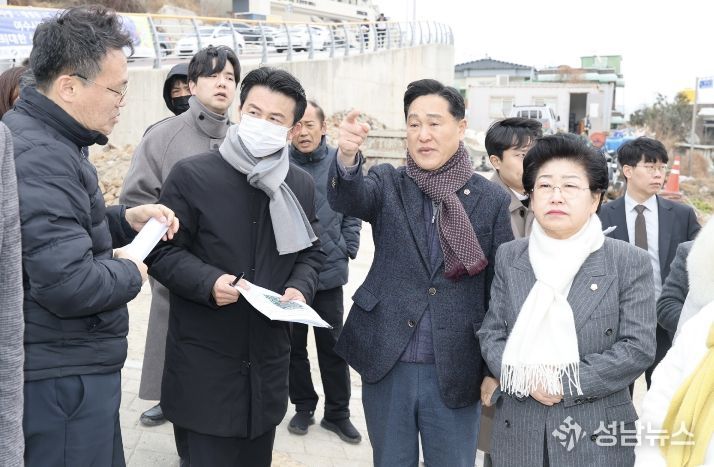 강문성 의원 광림동 민원 현장 점검