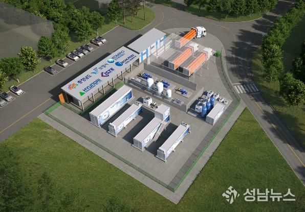 그린수소 생산기지 조감도