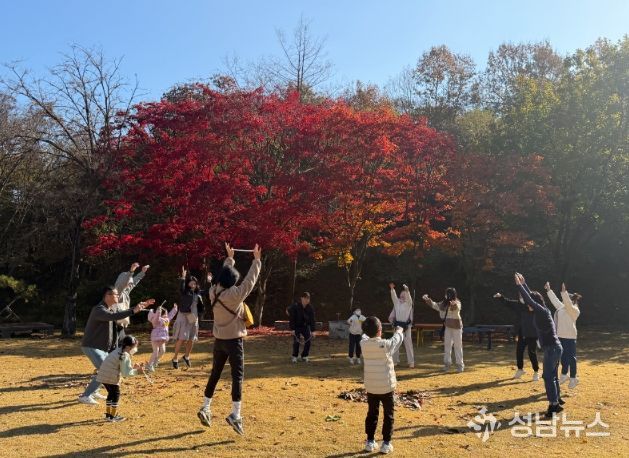 작년 11월 노루벌적십자생태원에서 진행된 환경교육