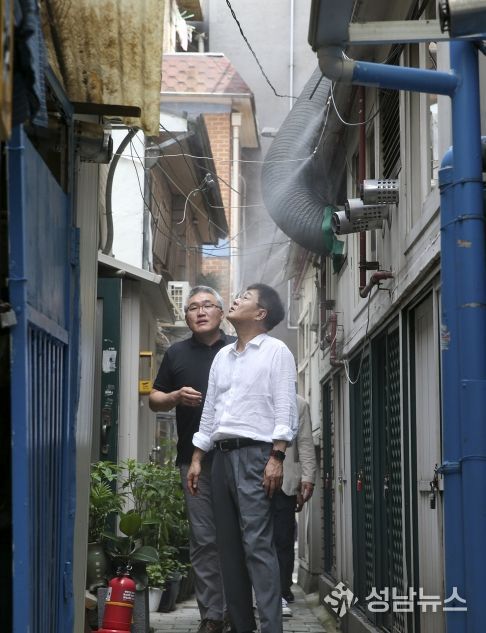 돈의동 쪽방 현장방문