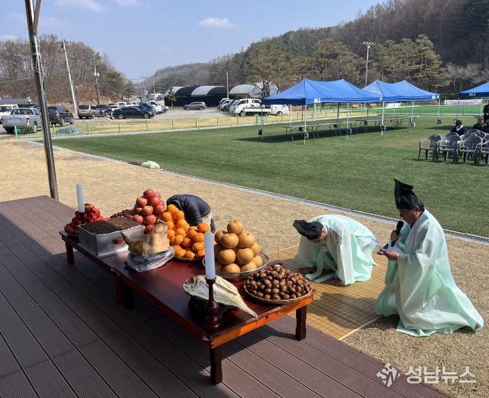 봉화군 상운면, 영농철 앞두고 풍년기원제 개최