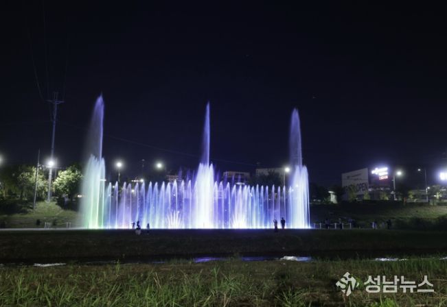 청주시, 무심천 경관분수 4월 3일 운영 시작