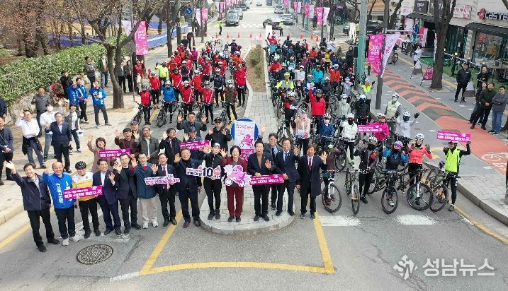 2026 천호자전거거리 벚꽃 라이딩 챌린지 개막식