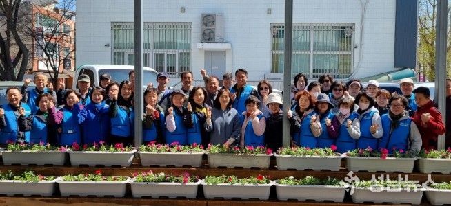 고양시 대화동, 2026년 봄맞이 초화 식재 행사 개최